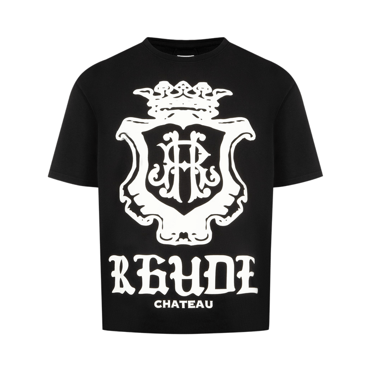 Rhude Oversized Chateau Crest Tee "Black/White"