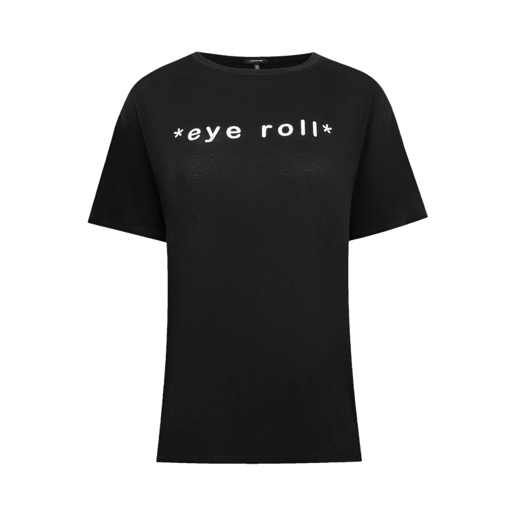 R13 Eye Roll Boy T "Black"
