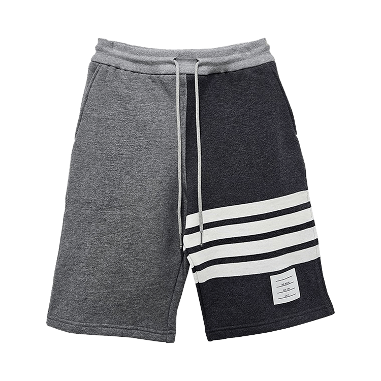 Thom Browne Classic Loop Back Sweat Shorts "Tonal Grey"