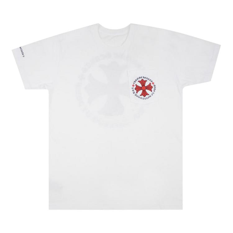 Chrome Hearts Made in Hollywood Plus Cross T-Shirt "White/Red"