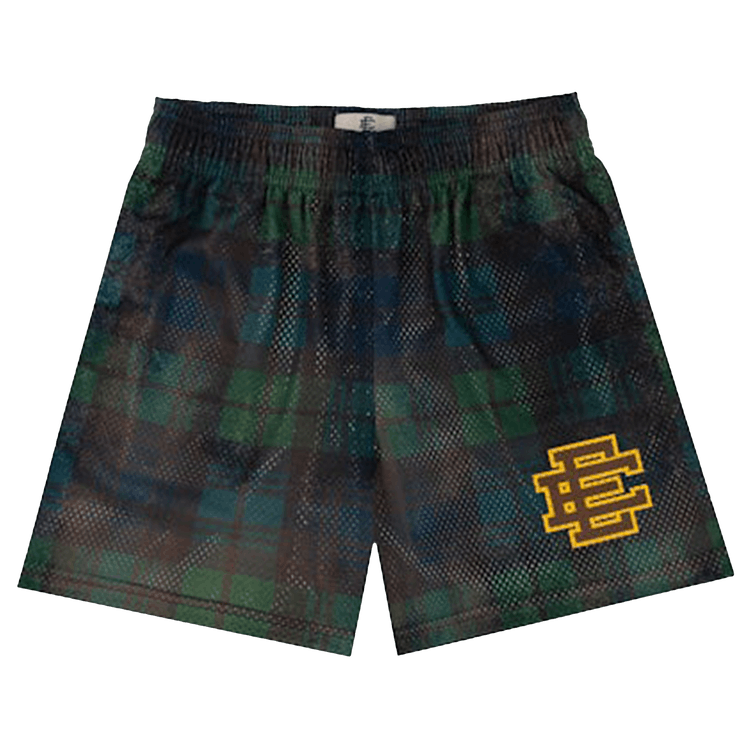 Eric Emanuel EE Basic Short "Green/Black Plaid"