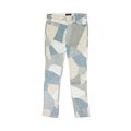 Amiri Denim Patchwork Skinny Jeans "Alabaster"