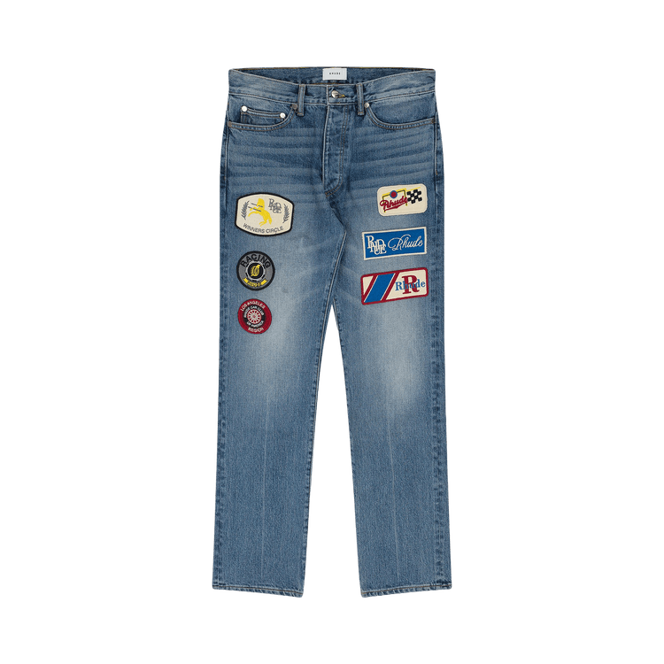 Rhude Patch Denim Pants "Blue"