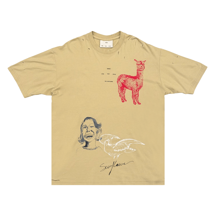 Song for the Mute Sketchbook Oversized Tee "Daikon"