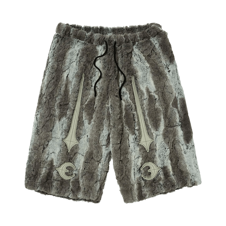 Thug Club Bone Fur Shorts "Ivory"