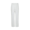 Ferragamo Silk Wide Leg Pants "White"