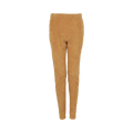 Ferragamo Suede Leggings "Tan"
