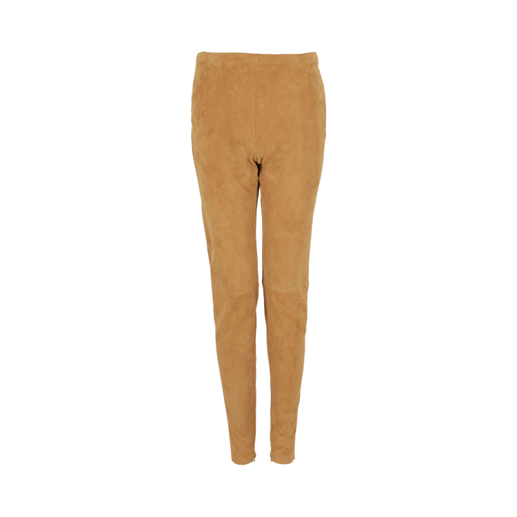 Ferragamo Suede Leggings "Tan"