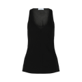 Ferragamo Silk Tank Top "Black"