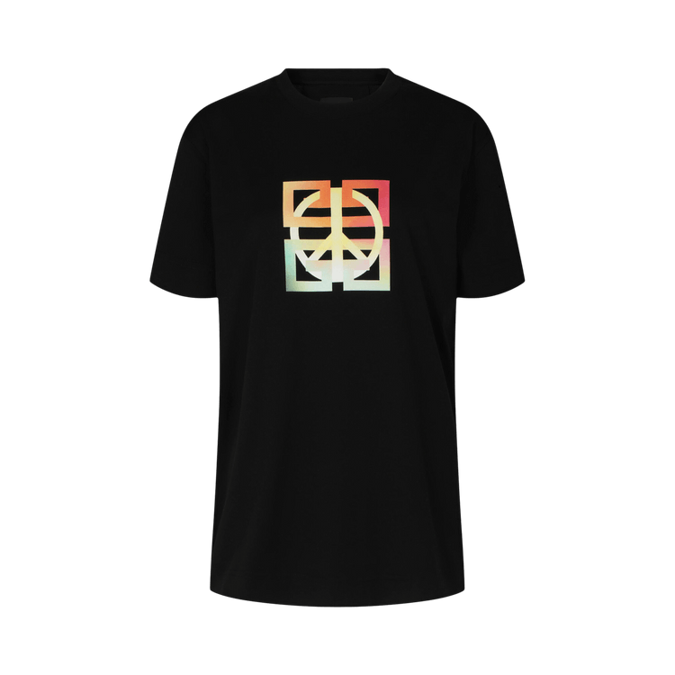 Givenchy 4G Peace Logo Graphic T-Shirt "Black"