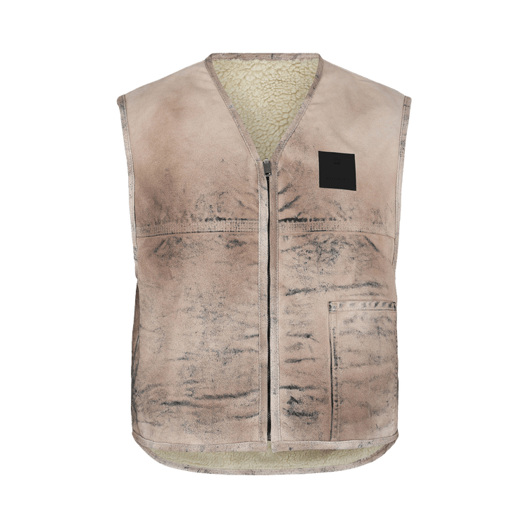 Givenchy Reversible Denim Vest "Brown/Beige"