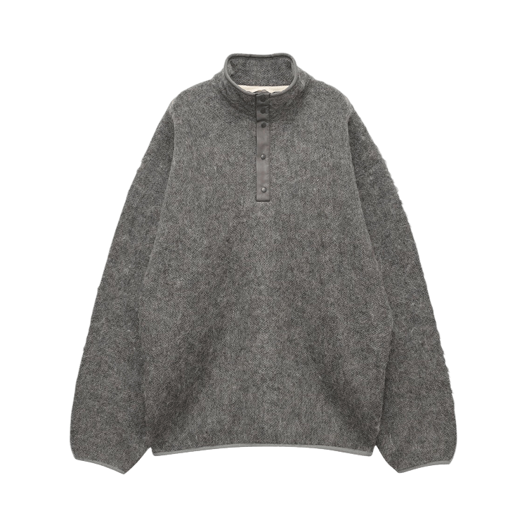 nanamica Pullover Mohair Sweater "Heather Grey"