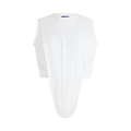 Jean Paul Gaultier Cotton Twisted Tee Body "White"