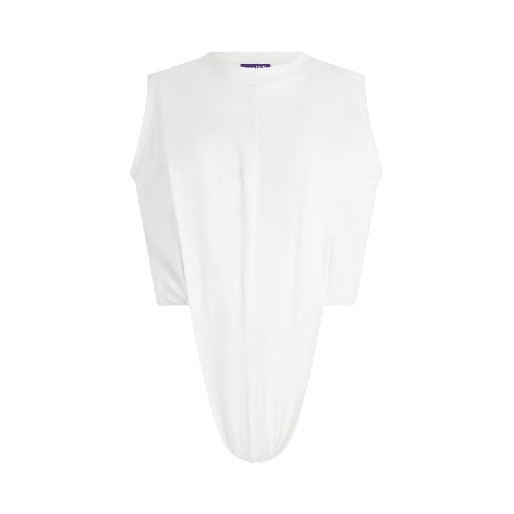 Jean Paul Gaultier Cotton Twisted Tee Body "White"