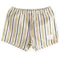 Thom Browne Repp Stripe Printed Swim Short "Pale Yellow"