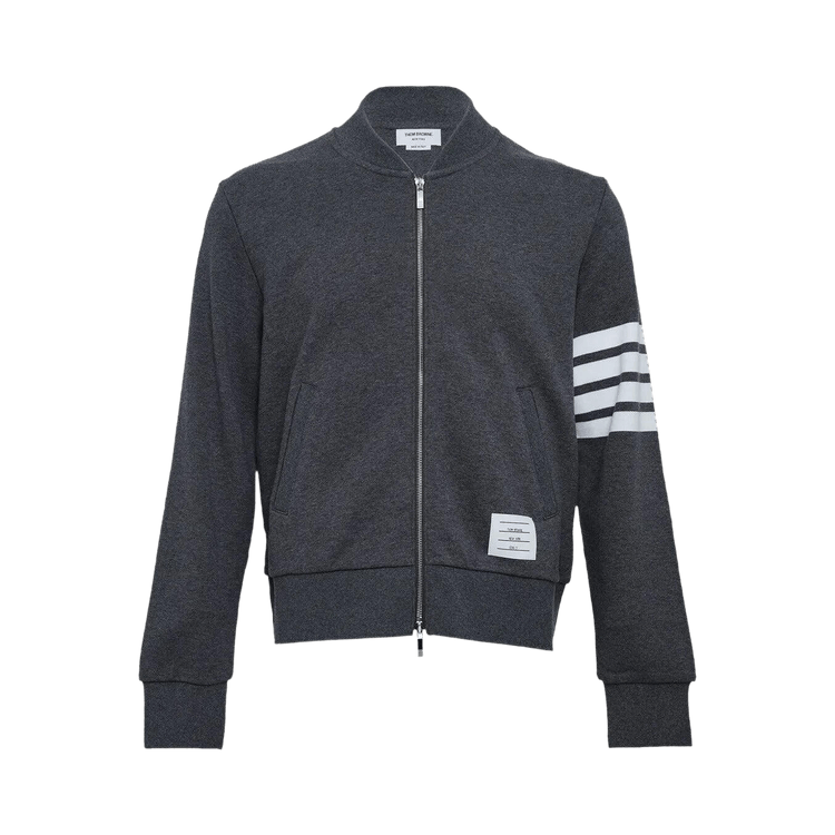 Thom Browne Classic Loopback Bomber "Dark Grey"