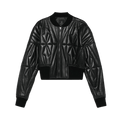 Rick Owens x Moncler Woven Geocamo Cropped Jacket "Black"