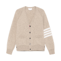 Thom Browne Raglan Sleeve Relaxed V Neck Cardigan "Khaki"