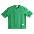 Thom Browne Garment Dyed Rib Cuff Tee "Light Green"