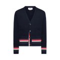 Thom Browne Classic V Neck Cardigan "Navy"