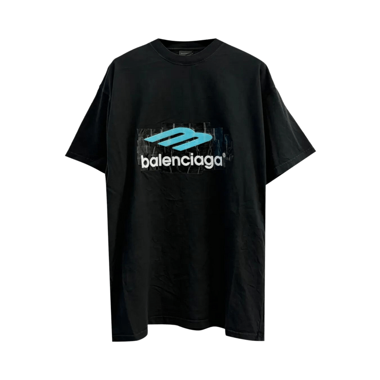 Balenciaga Oversized Short-Sleeve T-Shirt "Black"