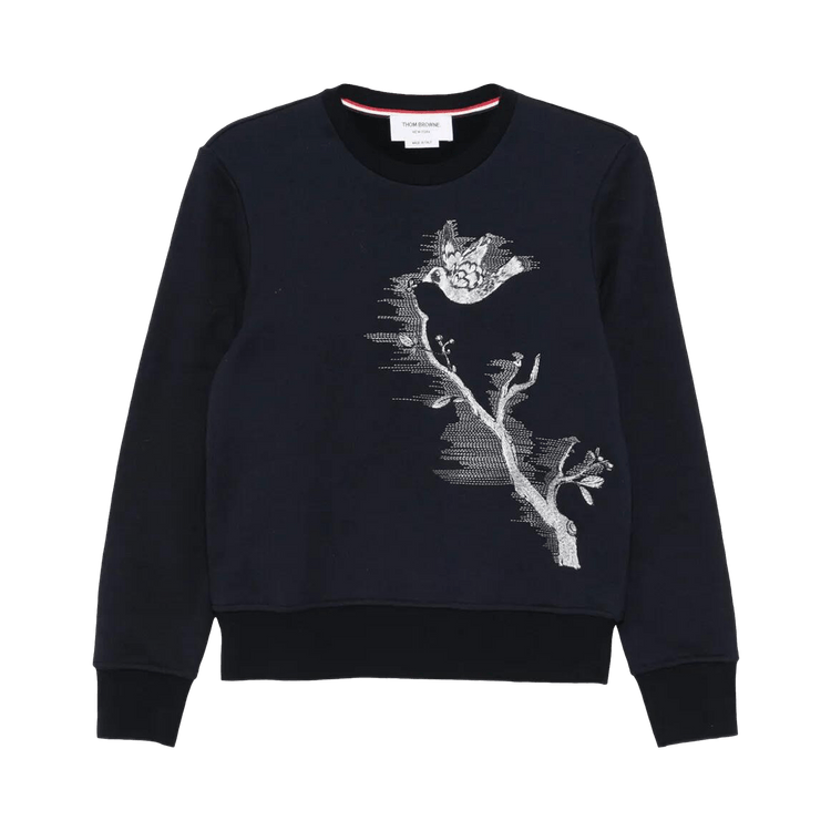 Thom Browne Crewneck Sweatshirt "Navy"