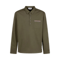 Thom Browne Oversized Long-Sleeve Polo "Dark Green"