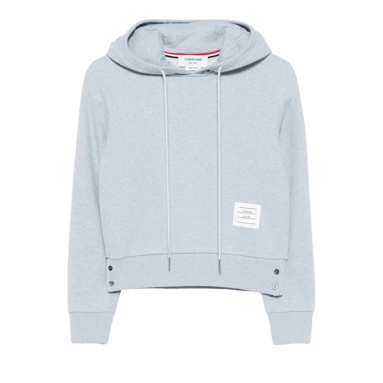Thom Browne Brushed Loopback Hoodie "Light Blue"