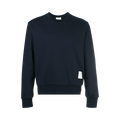 Thom Browne Classic Center Back Stripe Crewneck Pullover "Navy"