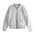 Thom Browne Tipping Pique Loopback Bomber "Light Grey"