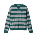 Miu Miu Striped Jersey Sweatshirt "Bottle Green/Grey"