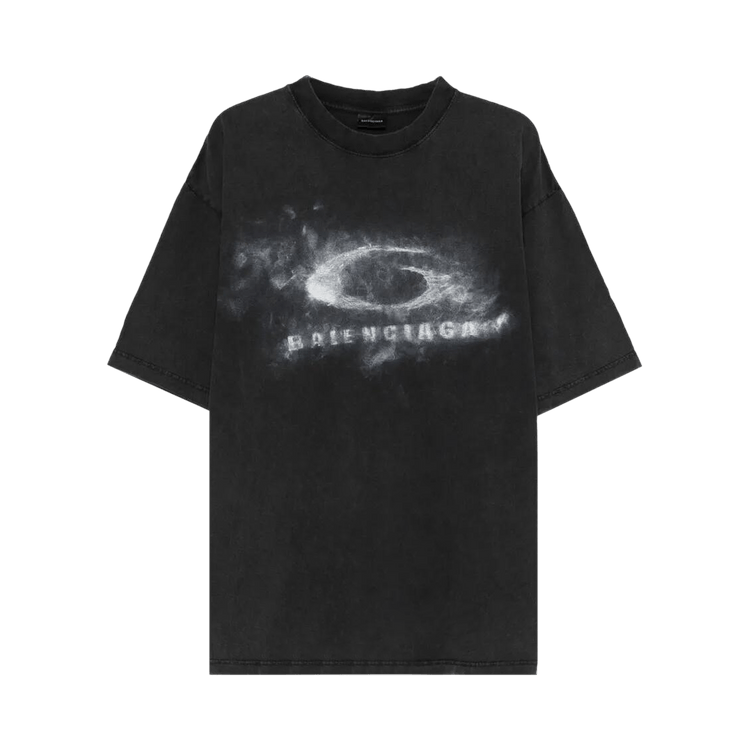 Balenciaga Medium Fit T-Shirt "Washed Black/White"