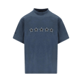 Balenciaga Twisted Crew Neck T-Shirt "Washed Navy"