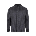 Issey Miyake Padded Pleats Top "Charcoal"