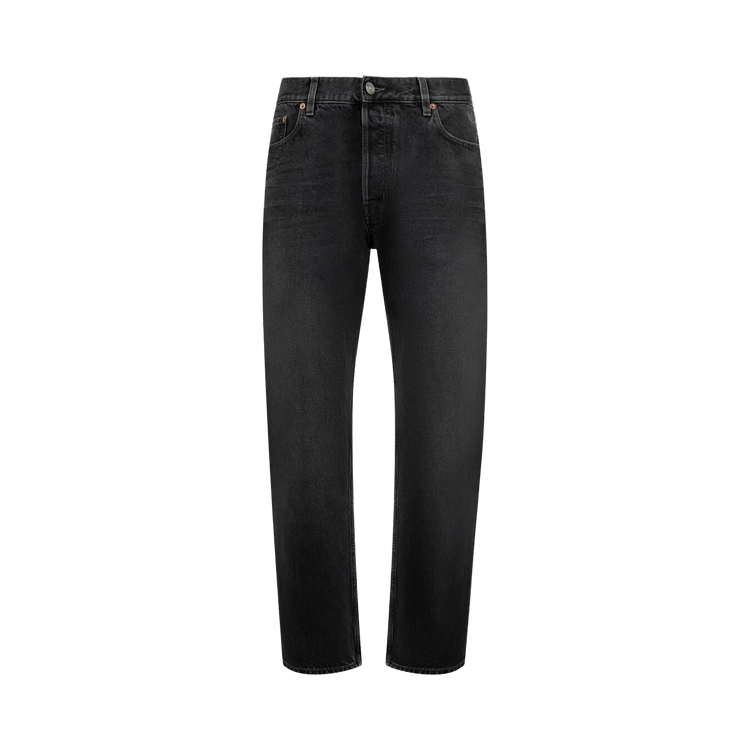 Saint Laurent Long Mick Jean "Ash Black"