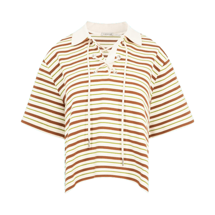 Moncler Short-Sleeve Polo "Multicolor"