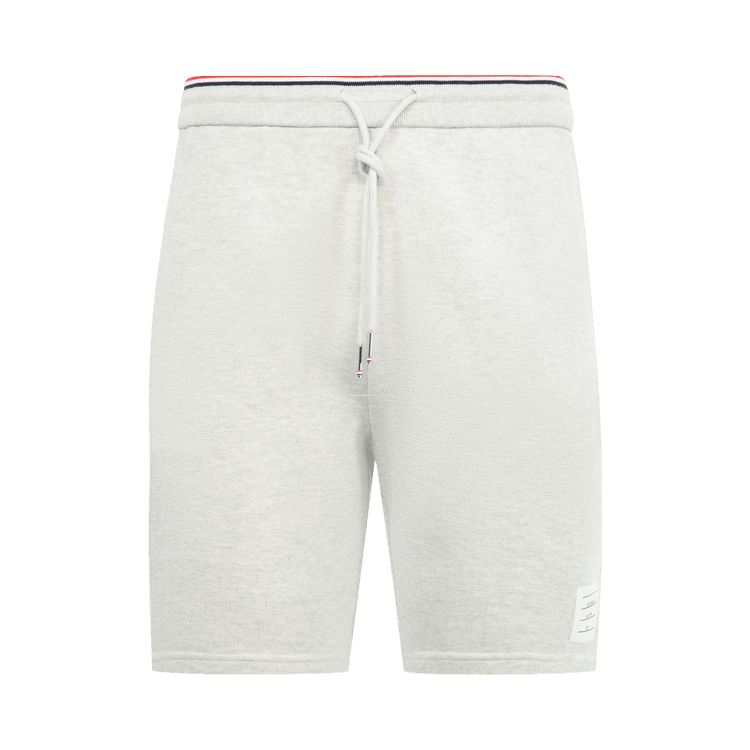 Thom Browne Pique Loopback Sweatshorts "Light Grey"