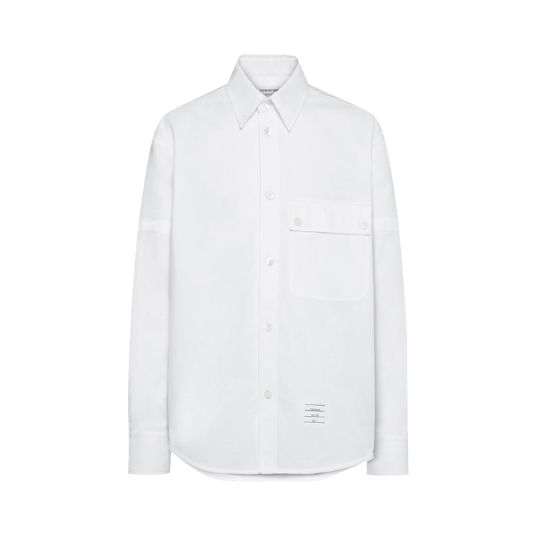 Thom Browne Pique Oversized PC Shirt "White"