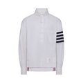 Thom Browne Straight Fit Oxford Long-Sleeve Shirt "White"