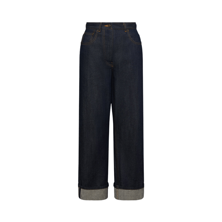 Thom Browne Classic 5 Pocket Denim Pant In Japanese Selvedge Denim "Navy"
