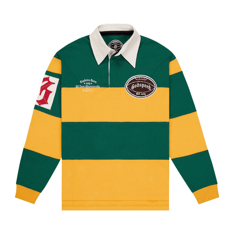 Godspeed Classic Field Rugby Shirt "Green/Yellow"