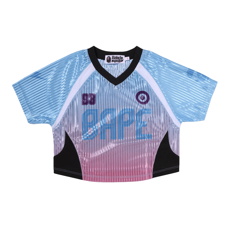 BAPE Dip Dye Multi Logo Mini Tee "Blue"