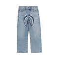 BAPE Shark Relaxed Fit Denim Pants "Blue"