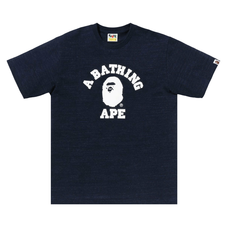 BAPE Stone Eye College Tee "Blue"