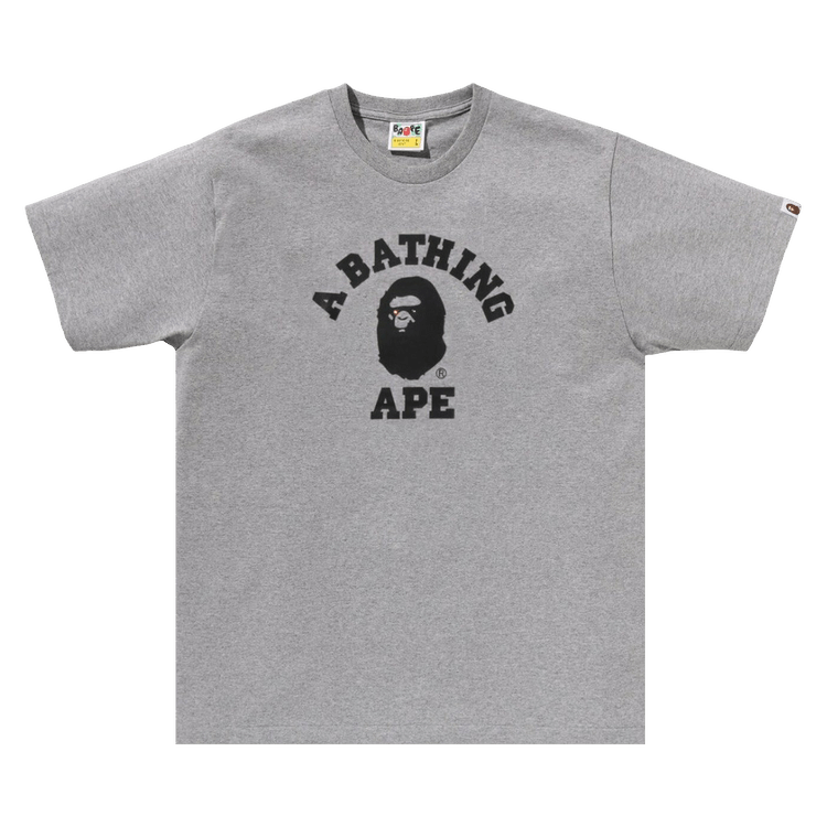 BAPE Stone Eye College Tee "Grey"