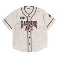 BAPE Camo Multi Logo Baseball Short-Sleeve Shirt "White"
