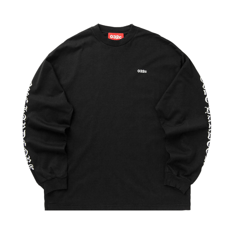 032C Hardcore Since 2001 Long-Sleeve "Washed Black"