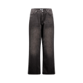 3.PARADIS Wide Leg Padded Jeans "Black"