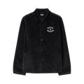 Born x Raised Zine Corduroy Coach Jacket "Black"