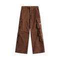 ERL Zip Off Cargo Pants Woven "Brown"